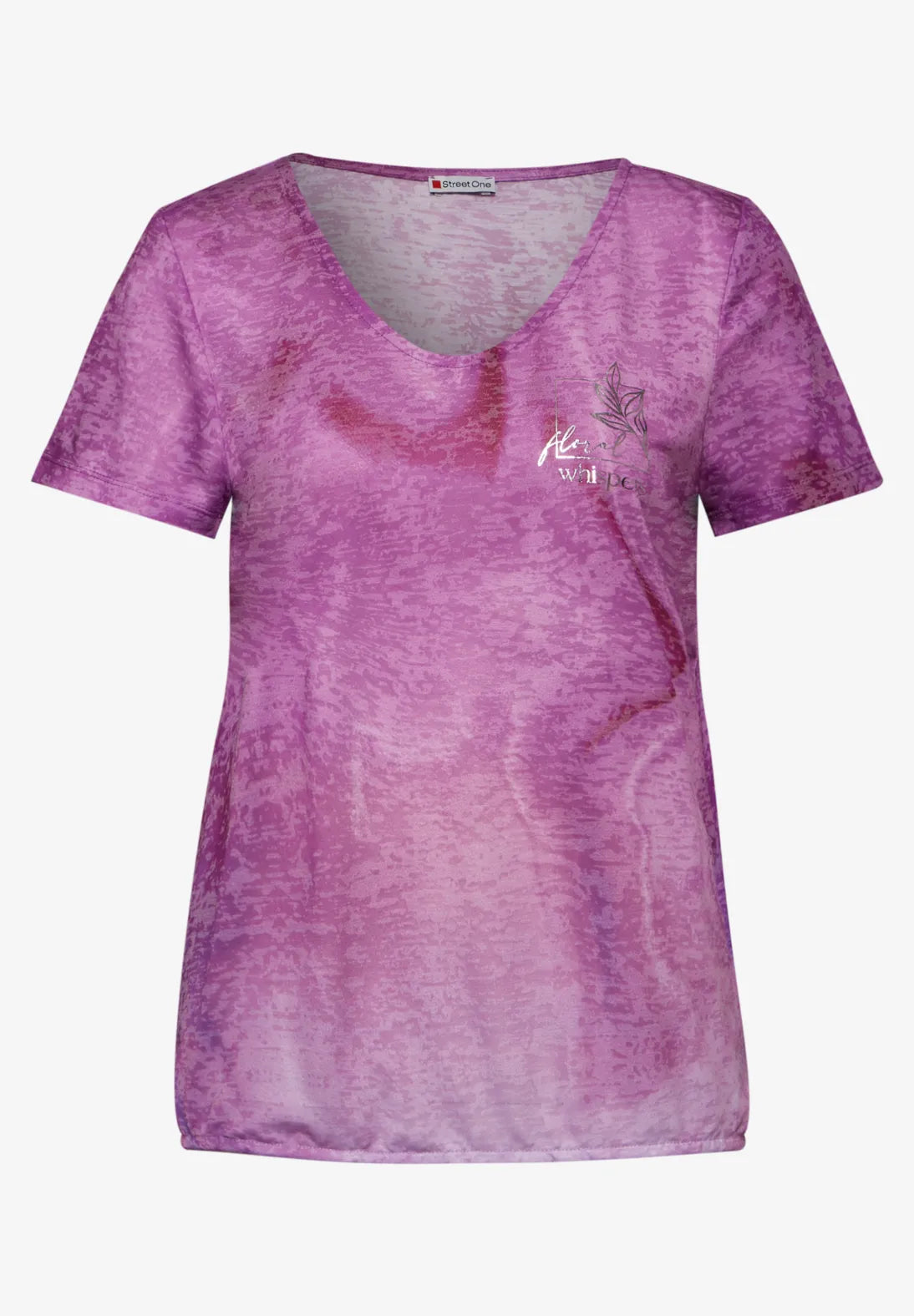 T-shirt med resår nertill