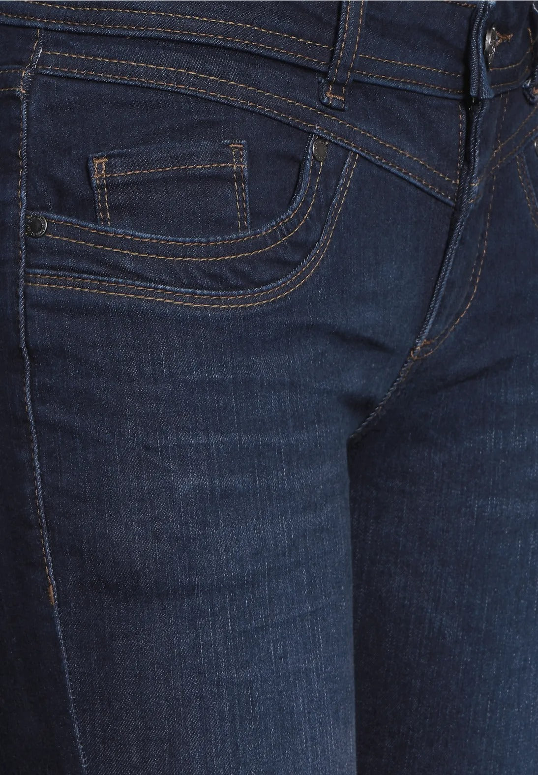 Jeans York Medium waist midja, dark blue