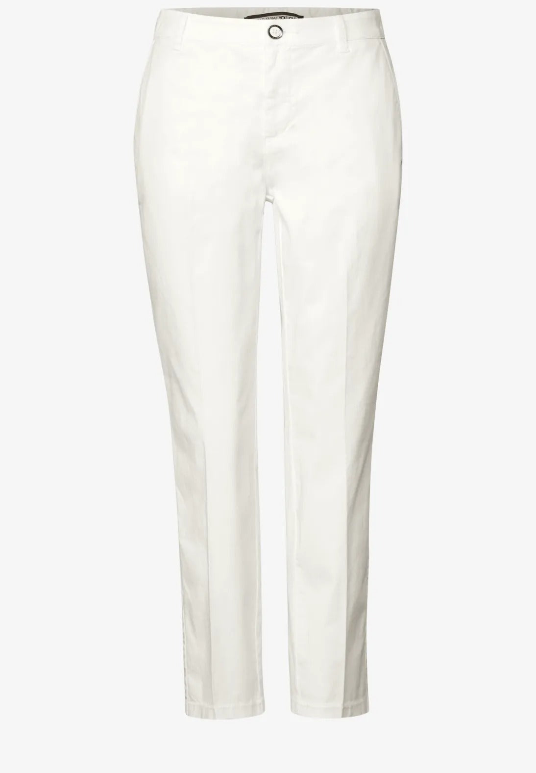Mjuk chinos twill 28 längd, off white