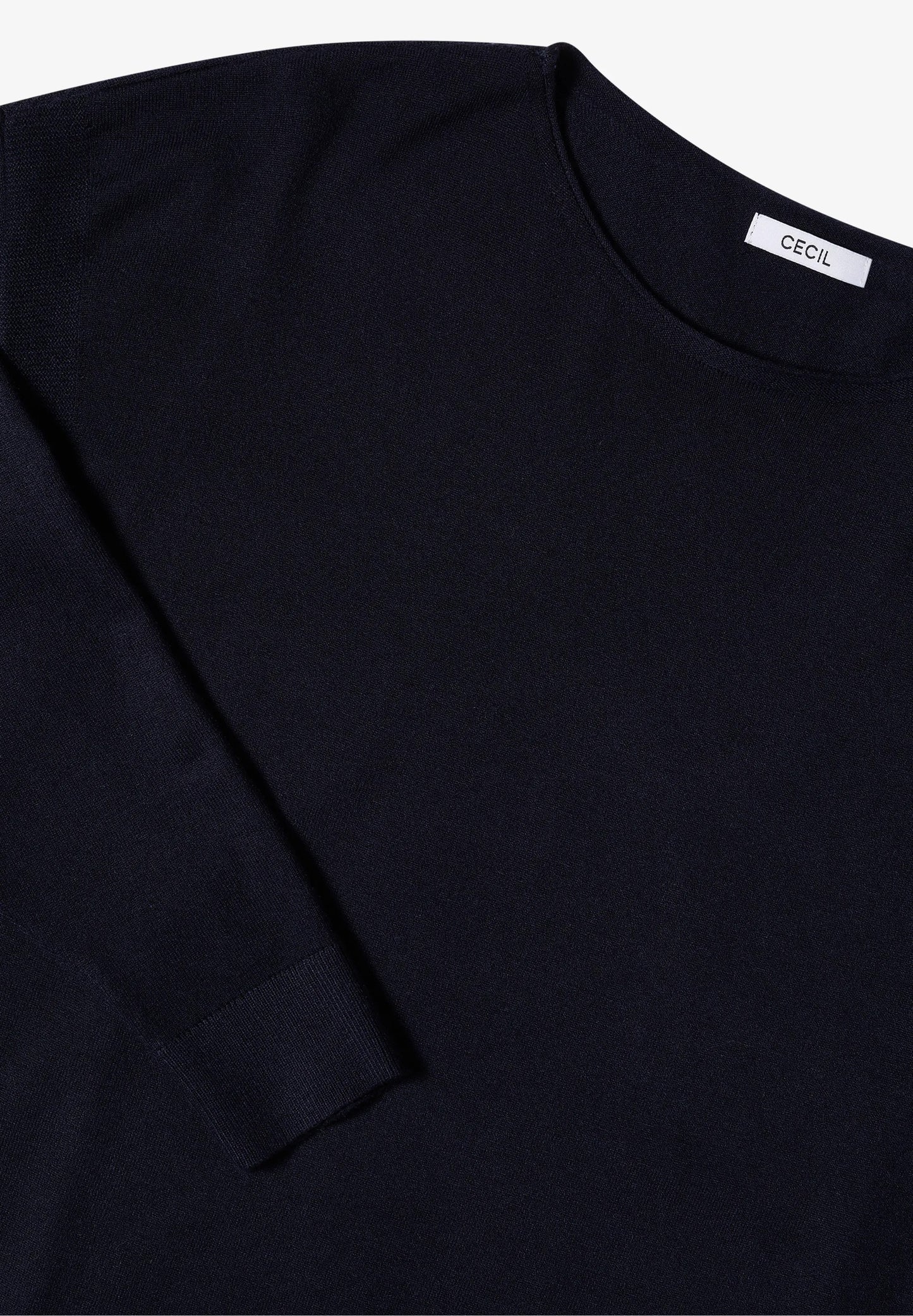 Tröja med strukturdetalj, urban dark blue