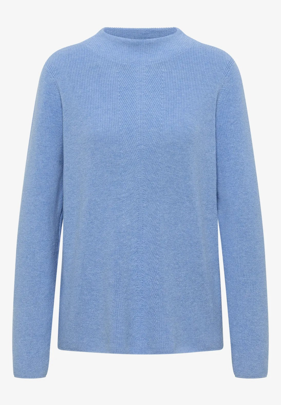 Tröja i strukturerad mix, sporty light blue