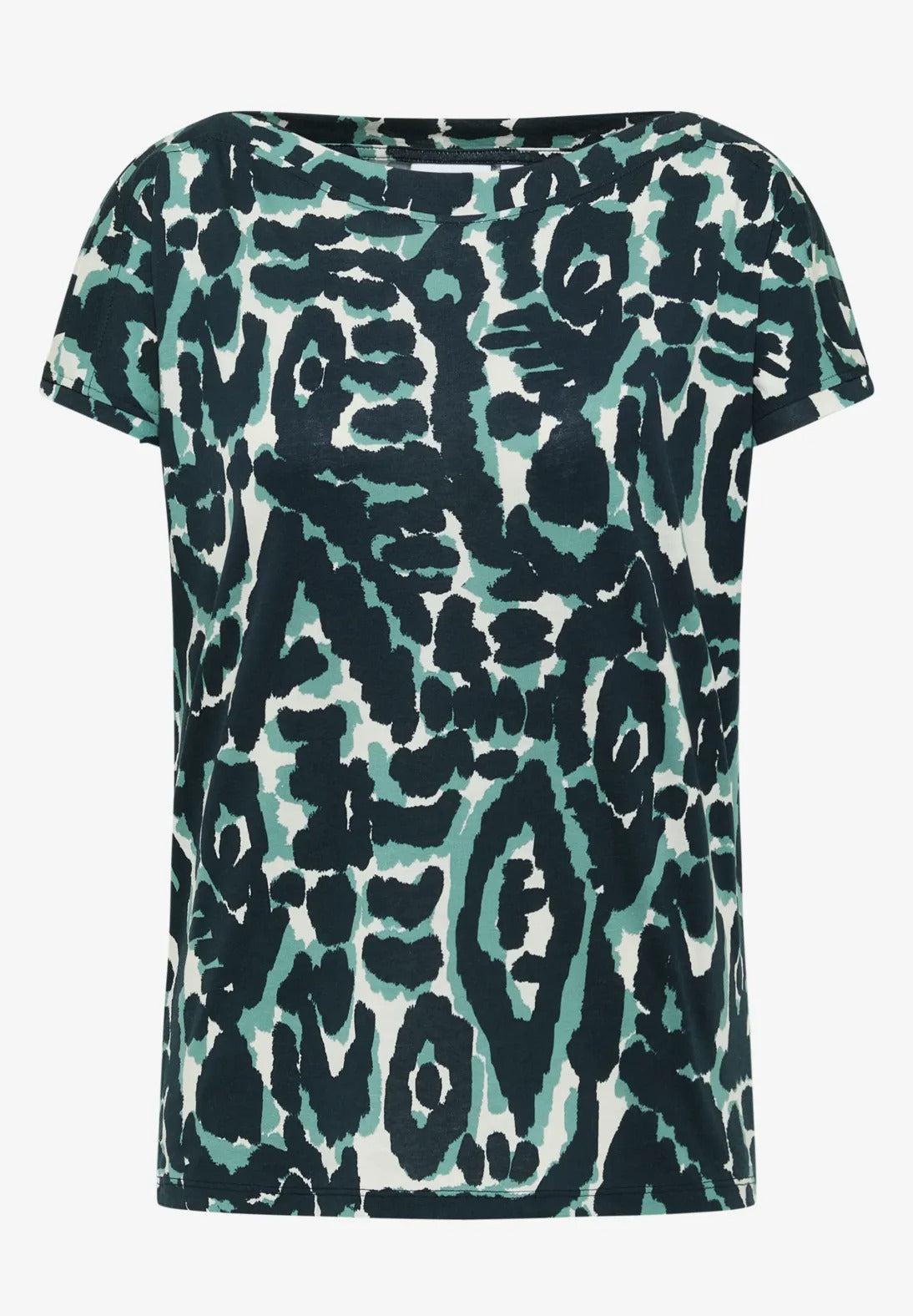 Mönstrad T-shirt båtringad