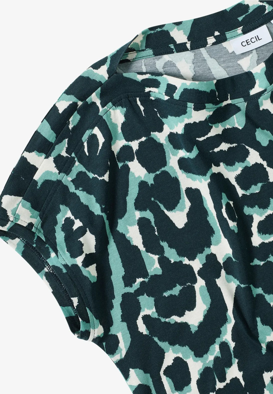 Mönstrad T-shirt båtringad