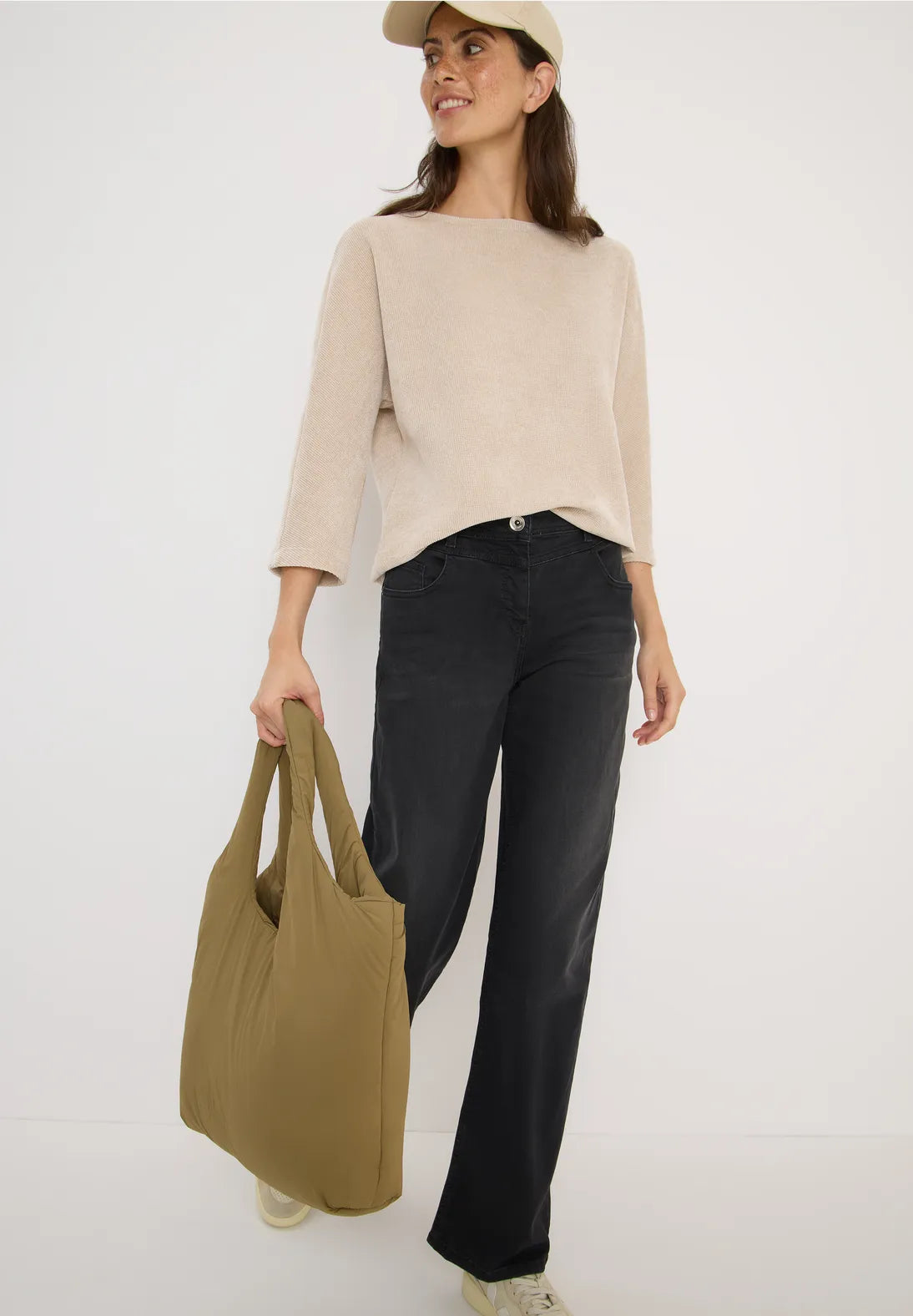 Manchestertröja, beige