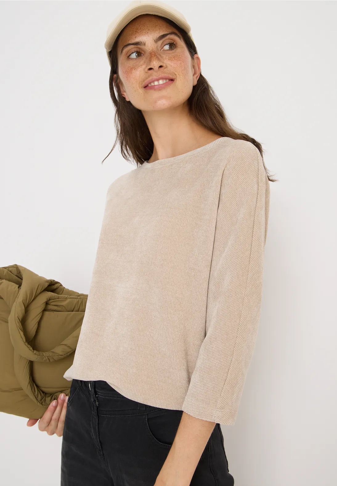 Manchestertröja, beige