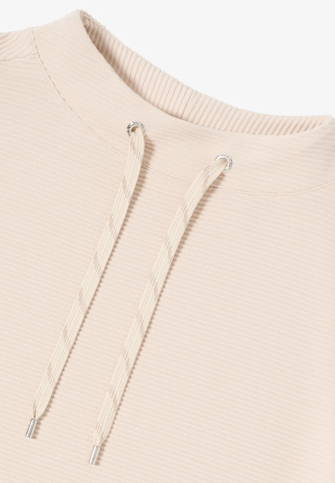 Ottoman tröja, beige lo