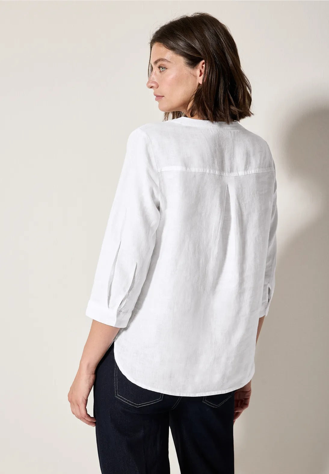 Linneblus 100% linne,khaki