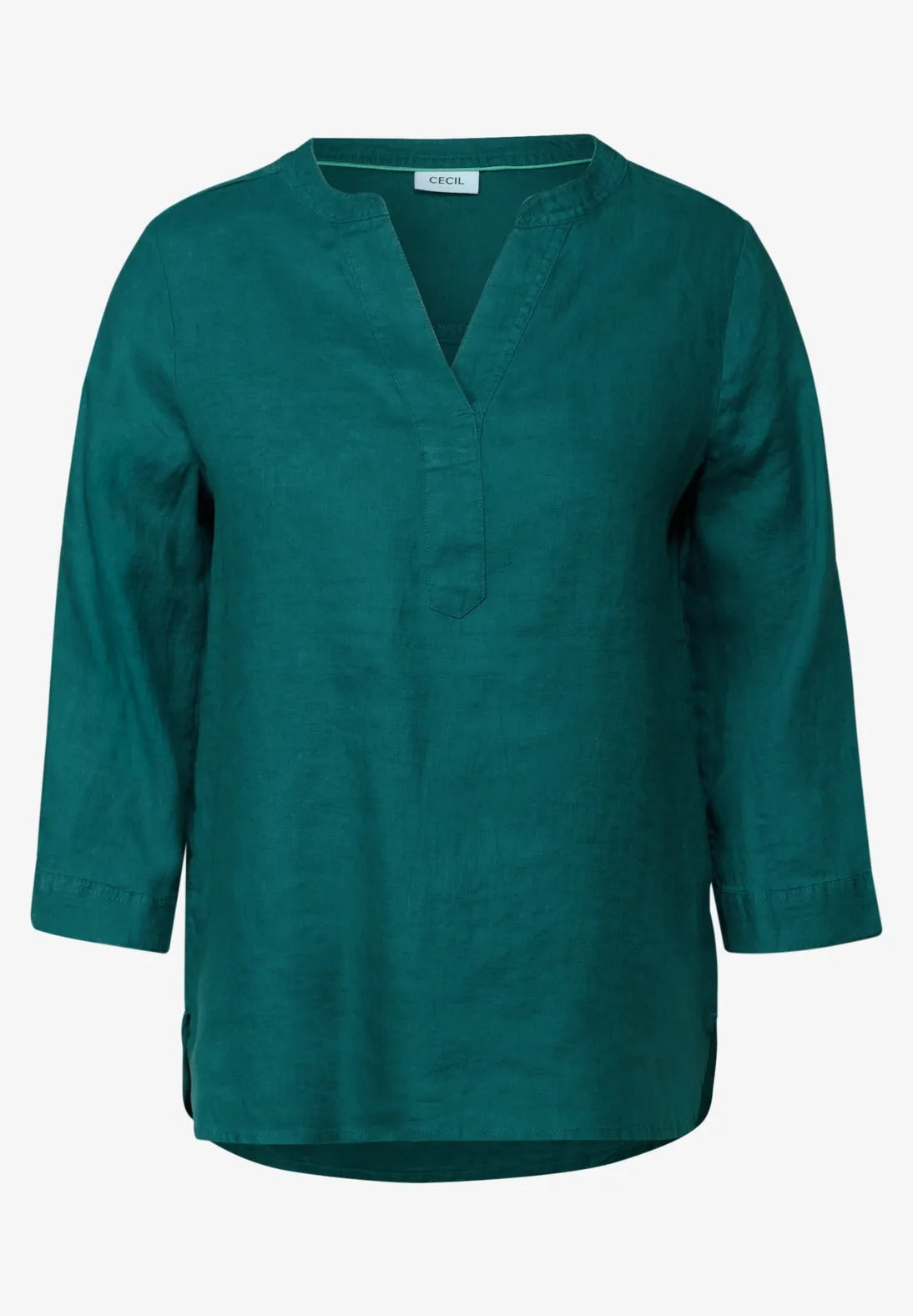Linneblus 100% linne,khaki