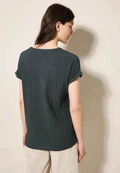 Blus i struktur , khaki