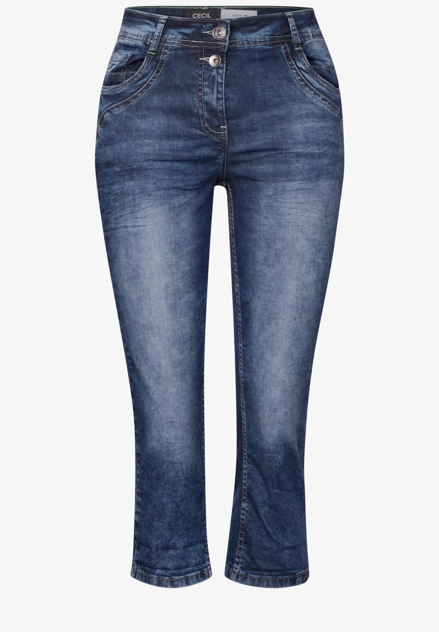 Scarlett Jeans , mid blue 22 längd
