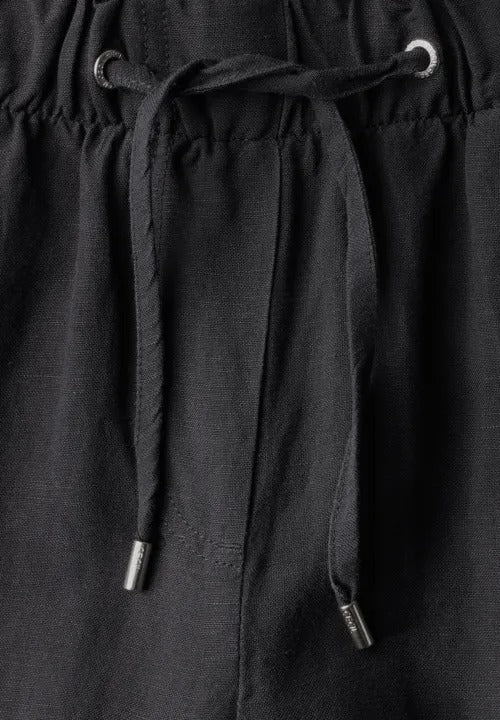 Linnebyxa med vida ben , grey 26 längd