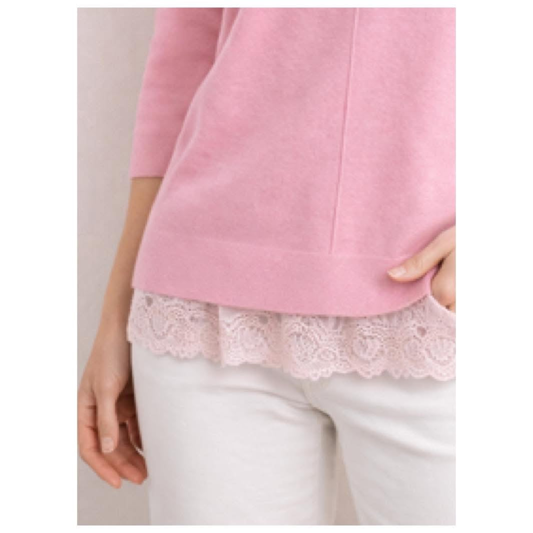 Spetslinne från Chica London, rosa