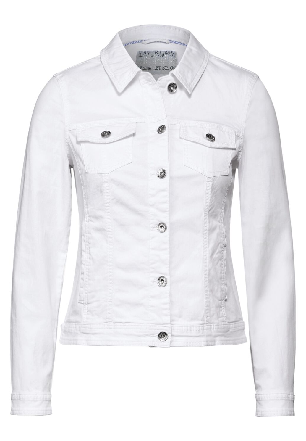 Jeansjacka, vit