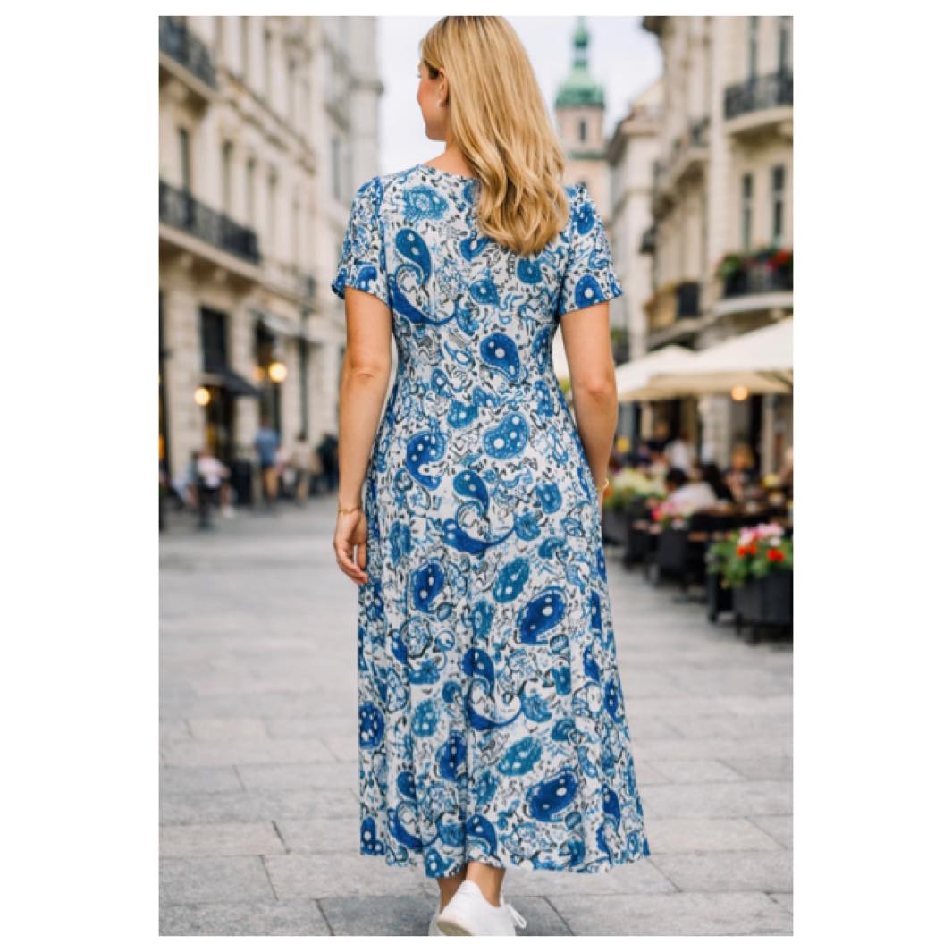 Paisleymönstrad klänning från Chica London