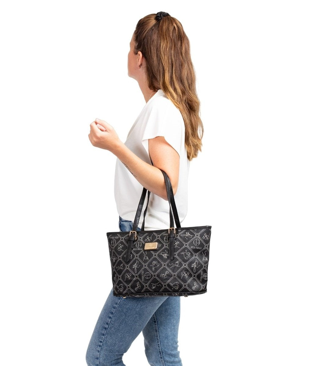 GP Logo Totebag , Svart