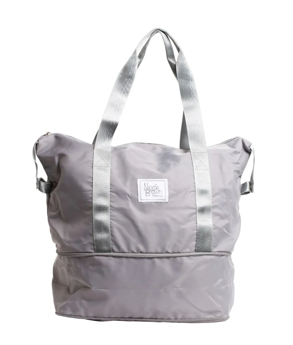Nicole Nylon Shopper ljusgrå