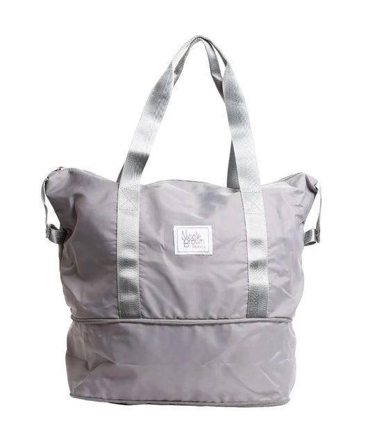 Nicole Nylon Shopper ljusgrå