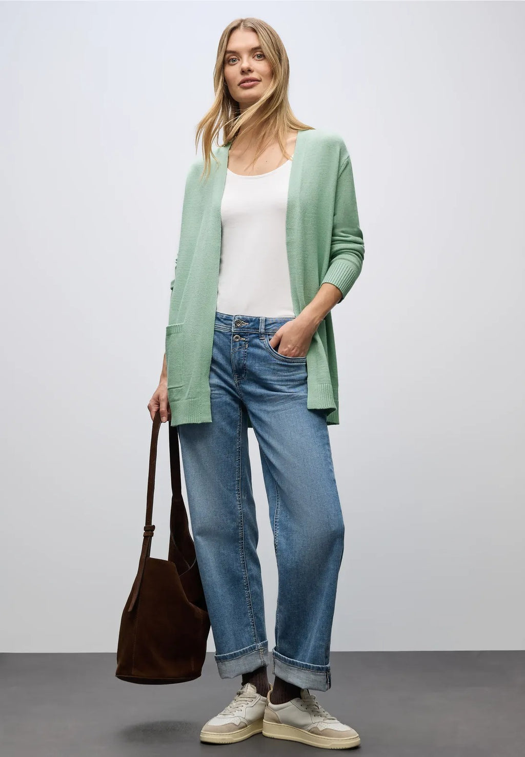 Öppen mysig kofta från Street One