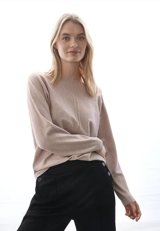 Dolman tröja med detaljer