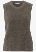 Fjädergarn väst från Street One, brun