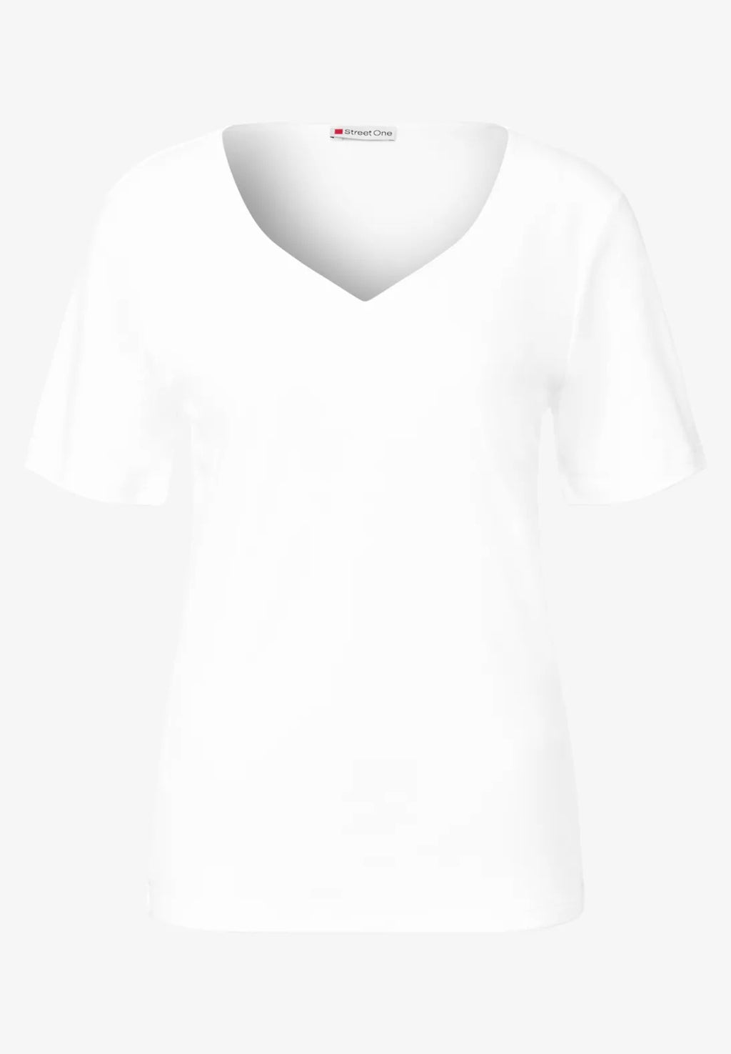 Bastopp med hjärtformad ringning från Street One, vit