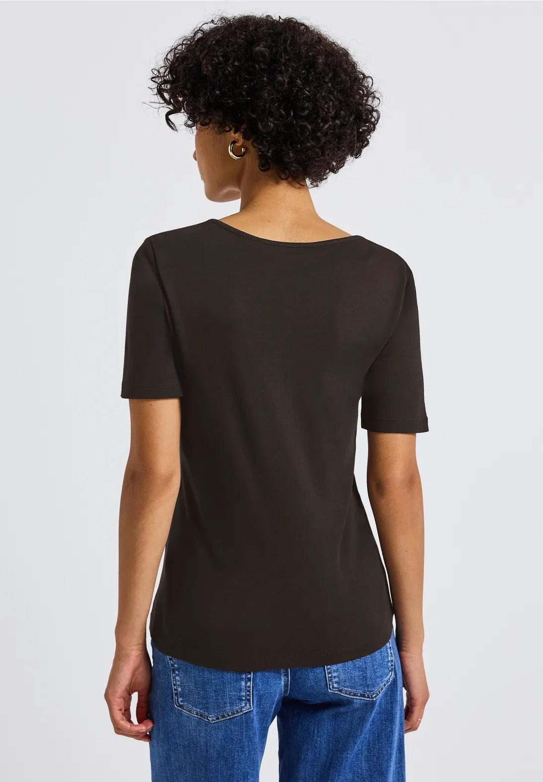 Bastopp med hjärtformad ringning från Street One, brun