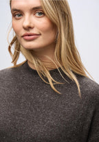 Mjuk polotröja, brun