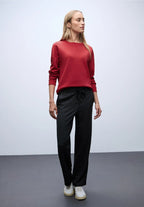 Sweatshirt från Street One, röd