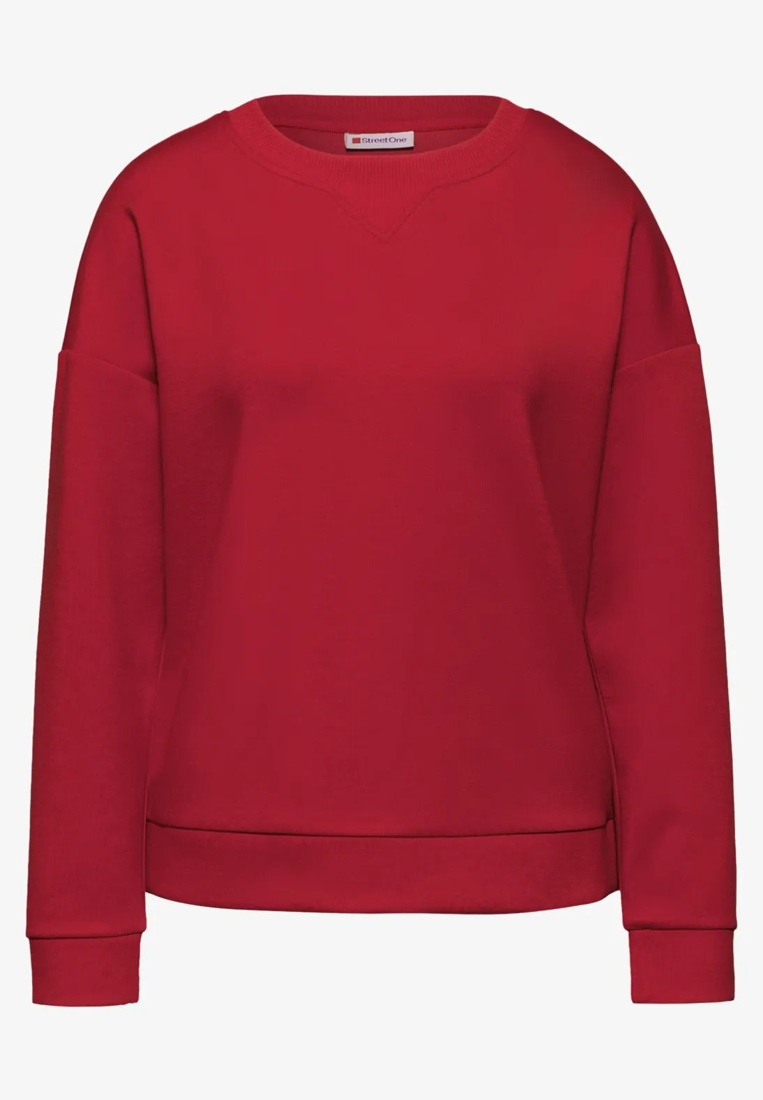 Sweatshirt från Street One, röd