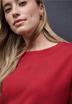 Sweatshirt från Street One, röd