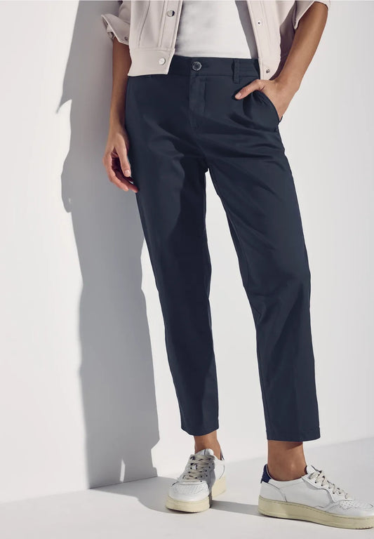 Mjuk chinos twill 28 längd,deep blue