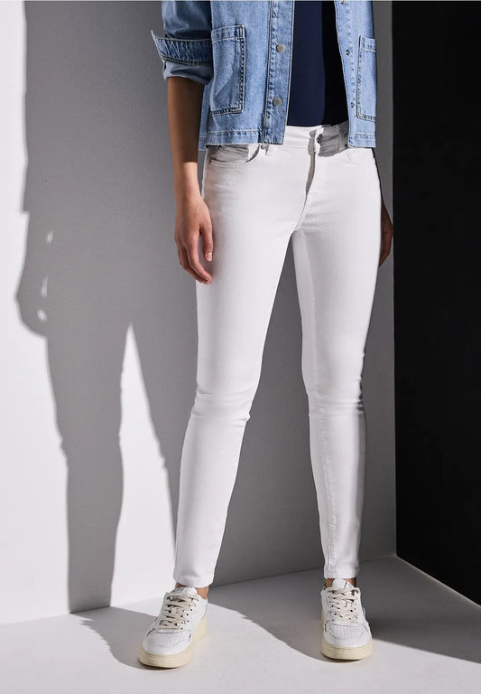 Jeans modell York, medelhög midja, 30 längd