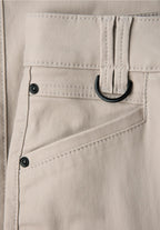 Coatad byxa modell York, medelhög midja , smala ben, sand