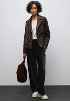 Manchesterbyxa från Street One, ledig, rak passform med hög midja