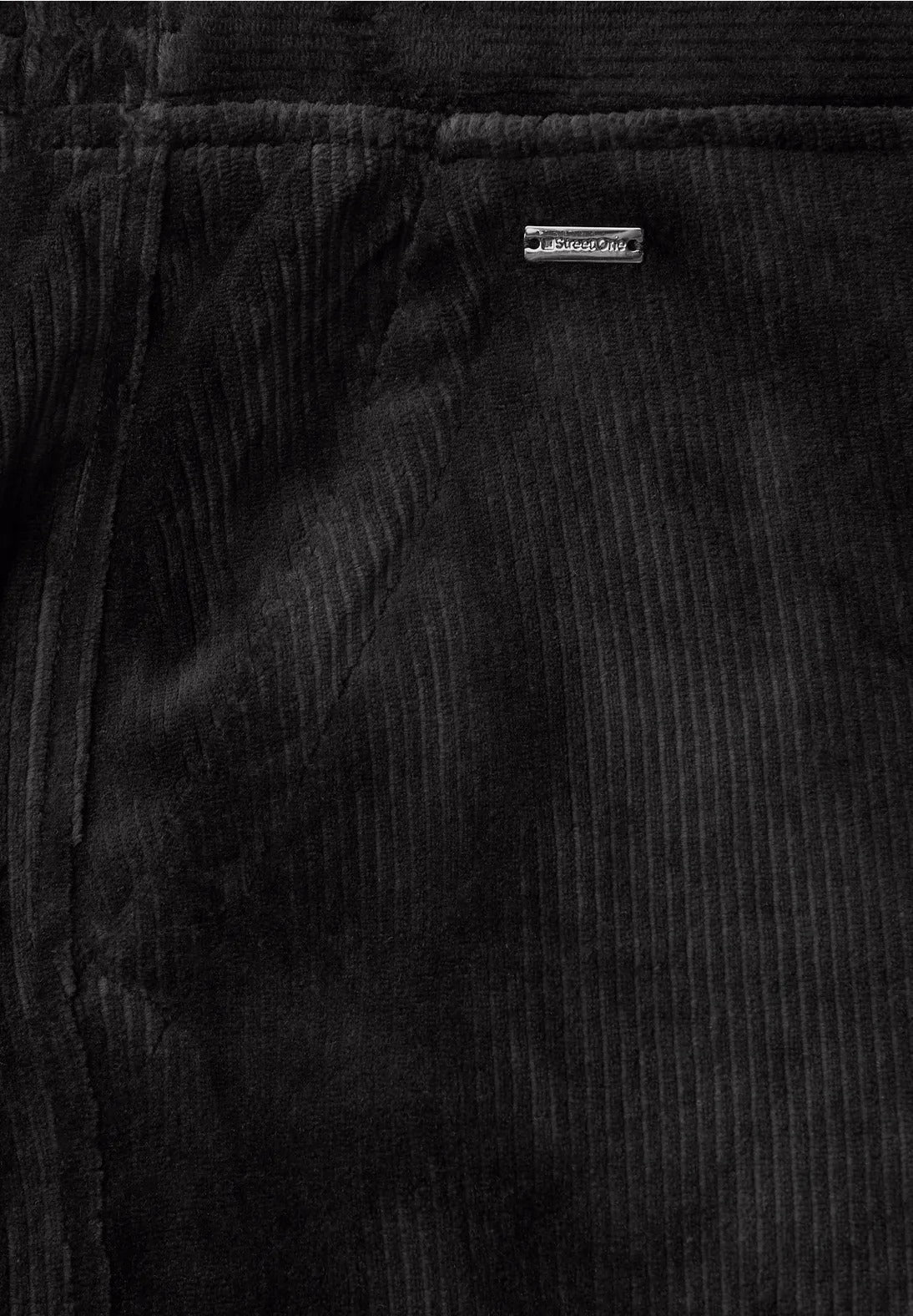 Manchesterbyxa från Street One, ledig, rak passform med hög midja