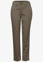 Dressad byxa i mjuk kvalité, modell Bony, loose fit, slim leg, mid waist