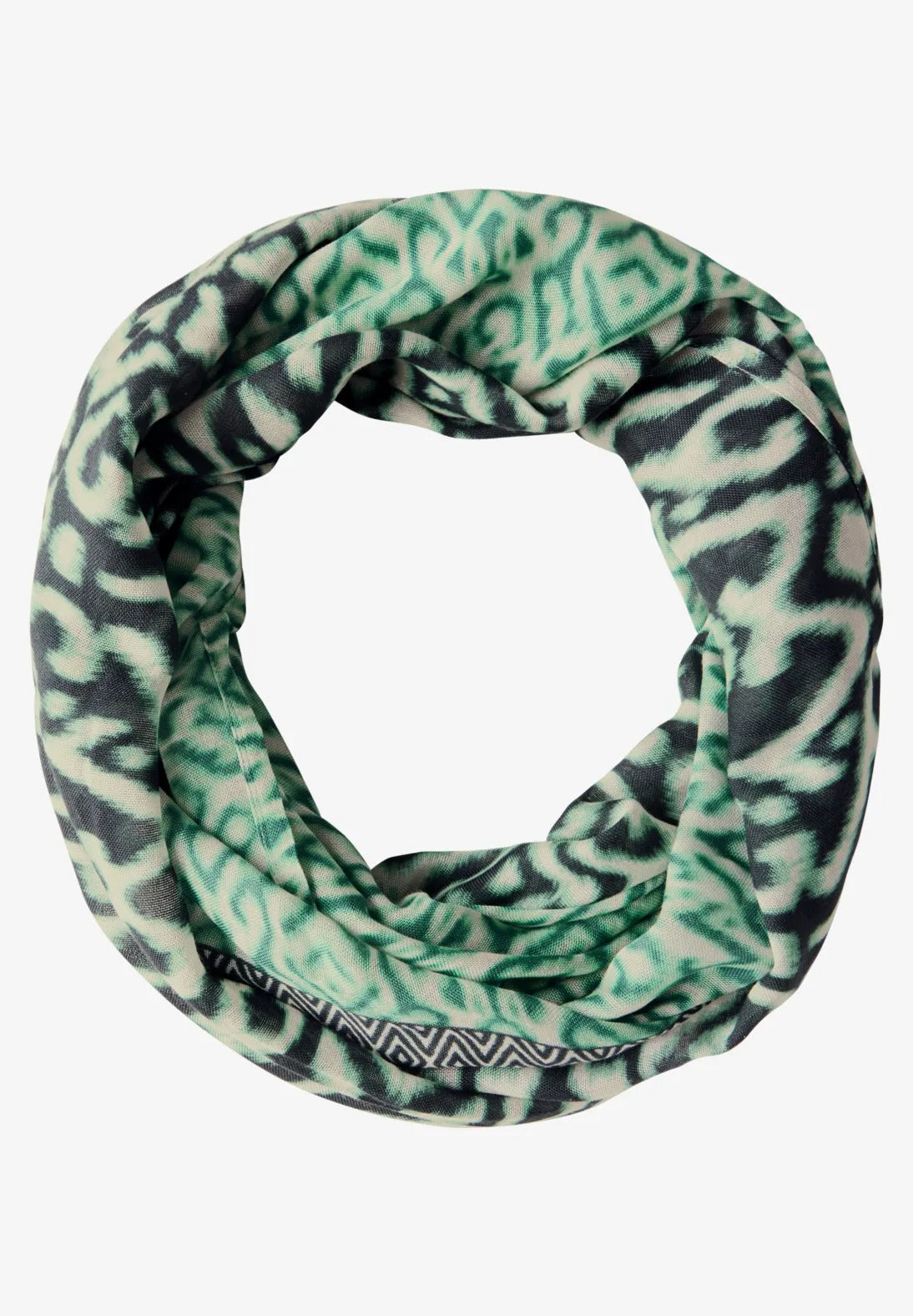 Loop-scarf mönstrad