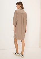 Manchesterklänning, taupe