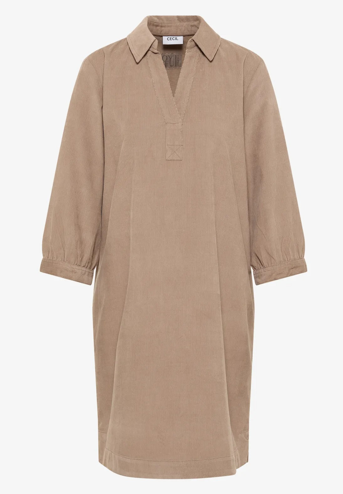 Manchesterklänning, taupe