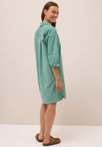 Manchesterklänning, juvelgrön