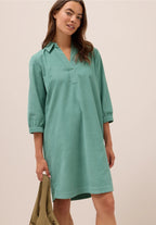 Manchesterklänning, juvelgrön