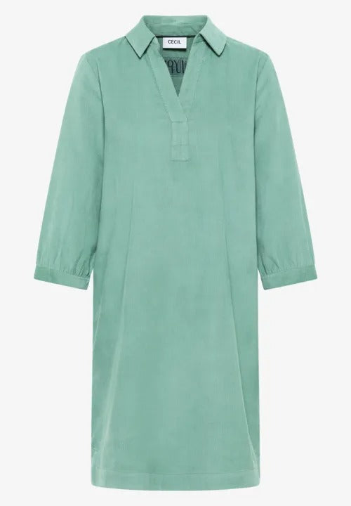 Manchesterklänning, juvelgrön