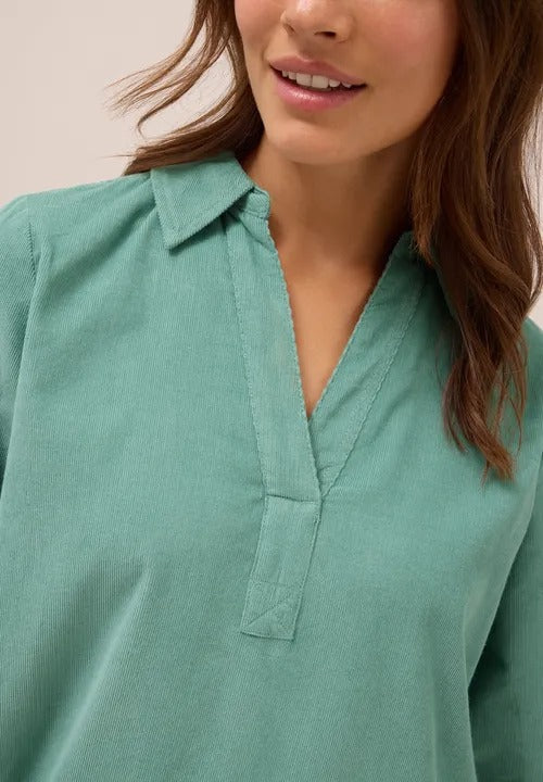 Manchesterklänning, juvelgrön