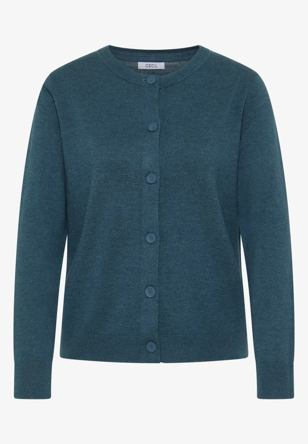 Kofta med knappslå, teal blue