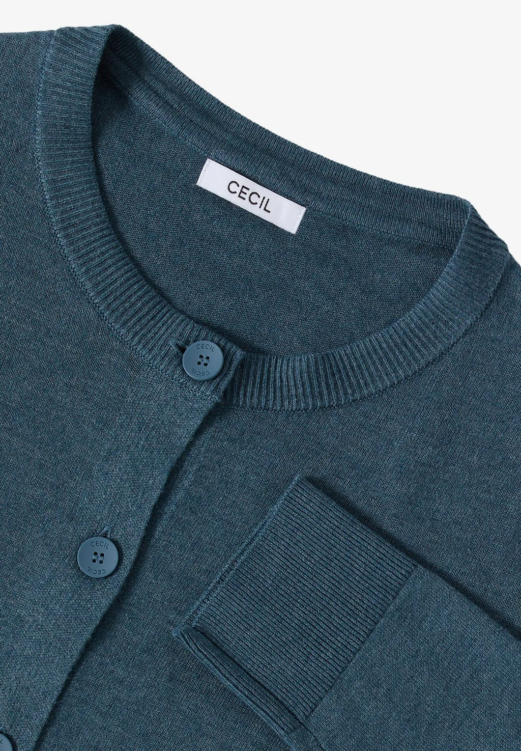 Kofta med knappslå, teal blue