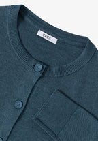 Kofta med knappslå, teal blue