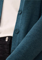 Kofta med knappslå, teal blue