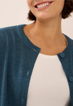 Kofta med knappslå, teal blue