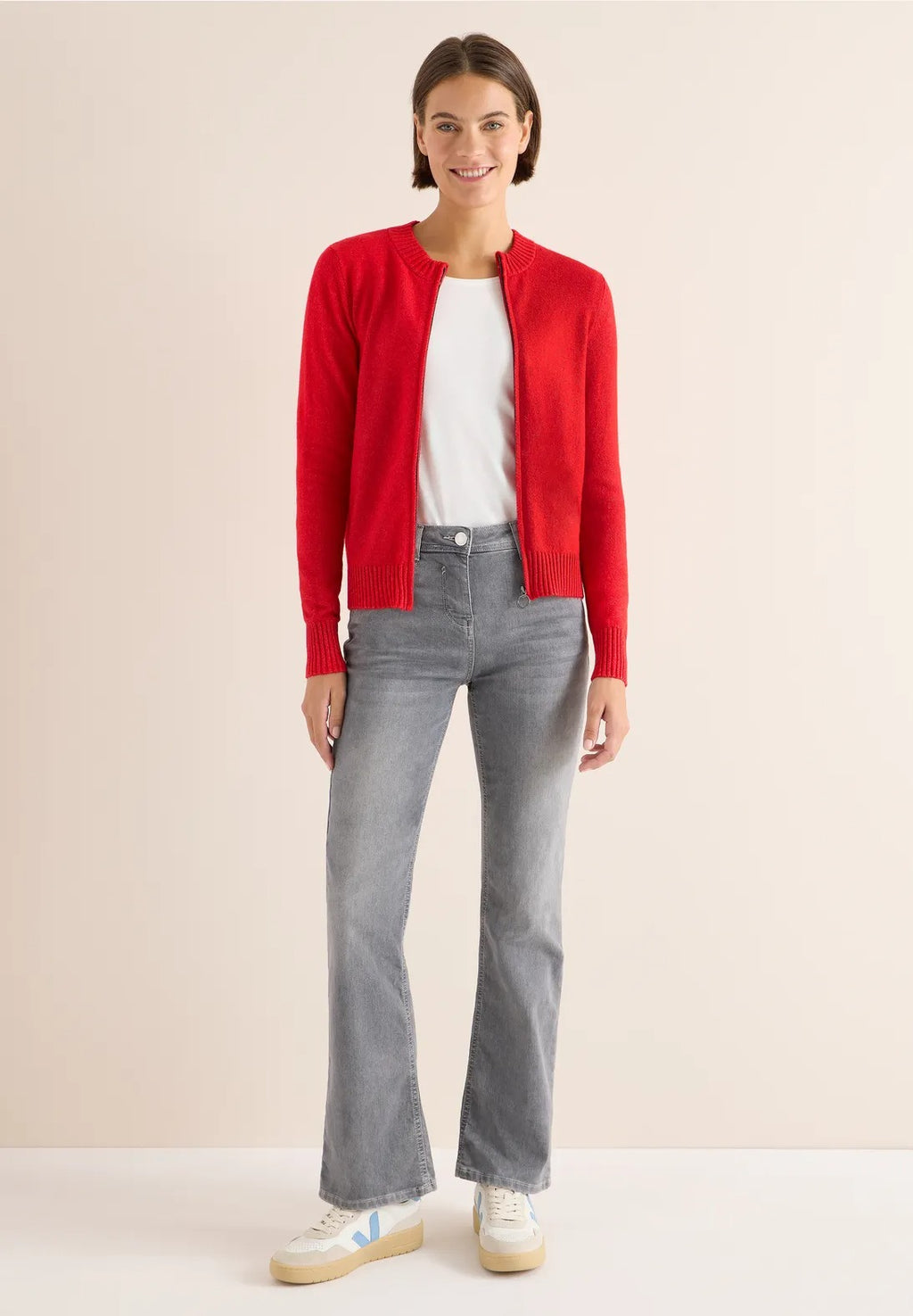 Mysig kofta med dragkedja från Cecil