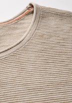Tröja med struktur , beige melange